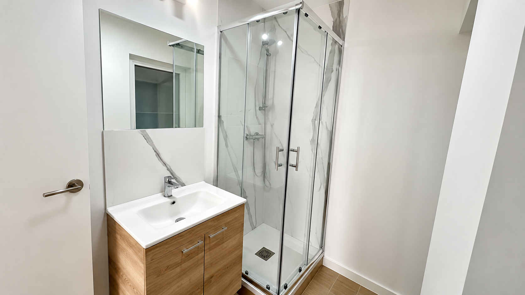 Baño preparado en una vivienda de Mollet del Vallès